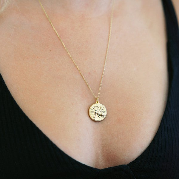 Rat - Chinese Zodiac Coin Necklace
