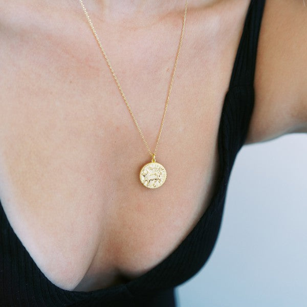 Ox - Chinese Zodiac Coin Necklace