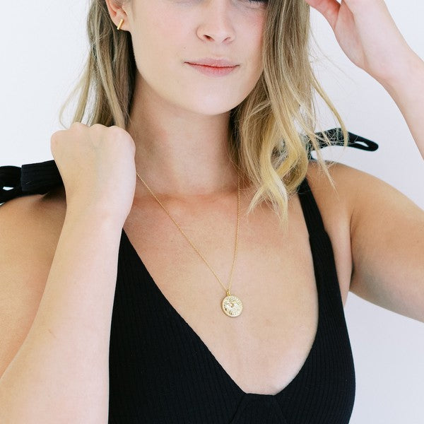 Rabbit - Chinese Zodiac Coin Necklace