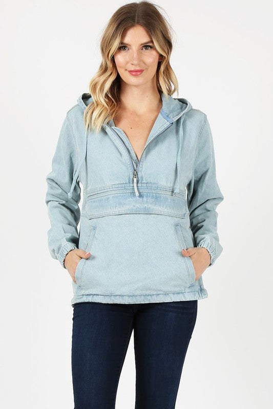 Denim Pullover