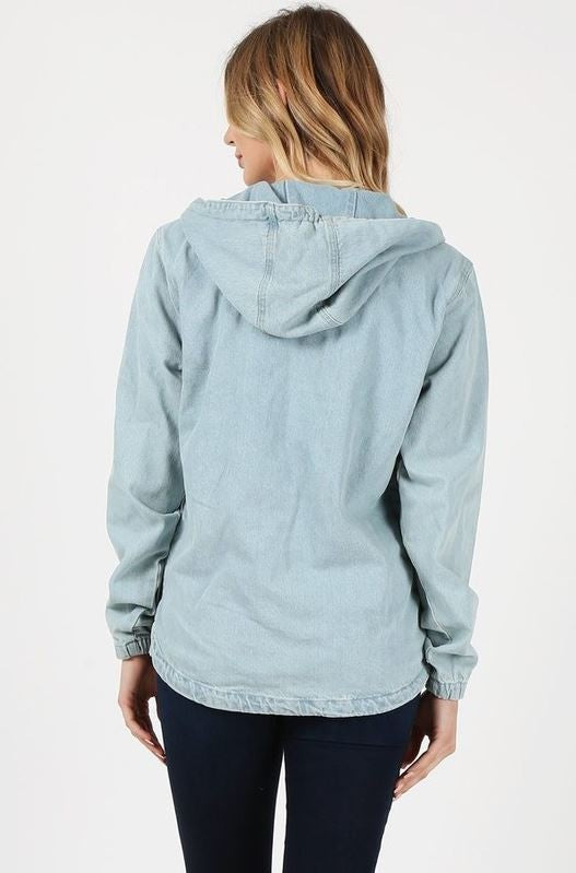 Denim Pullover