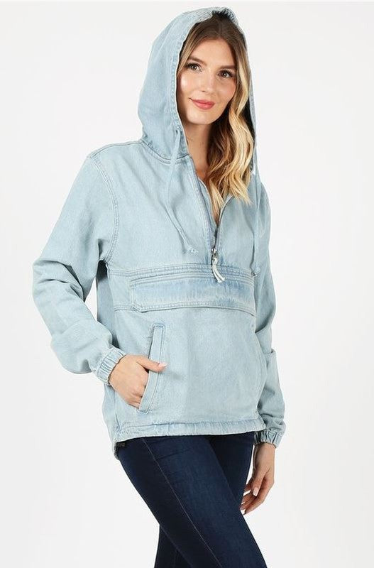 Denim Pullover