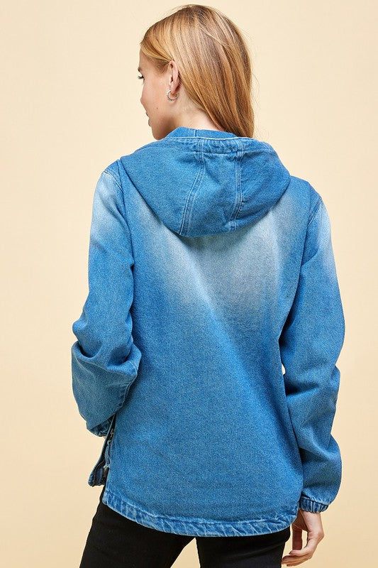 Denim Pullover