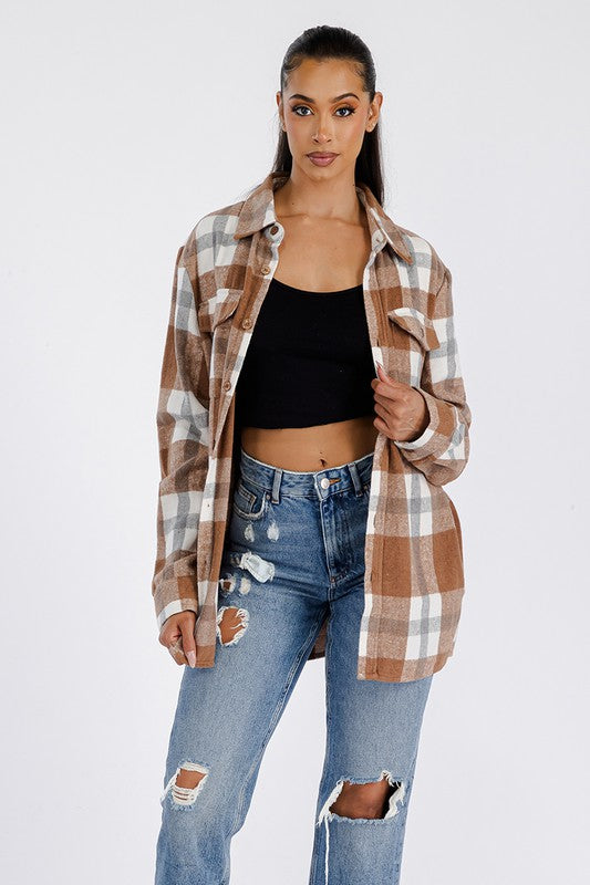 Oversized Flannel Shacket