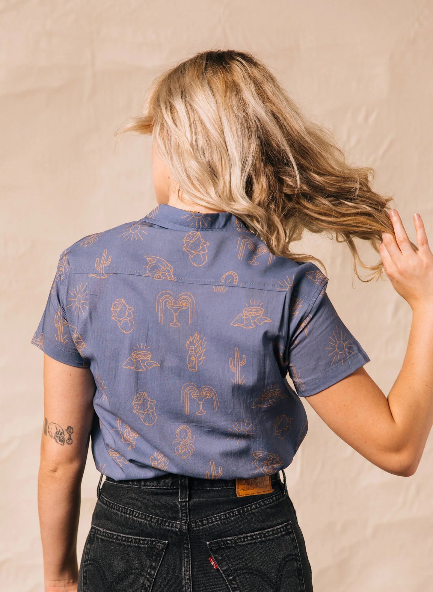 Adios Burritos Button Up