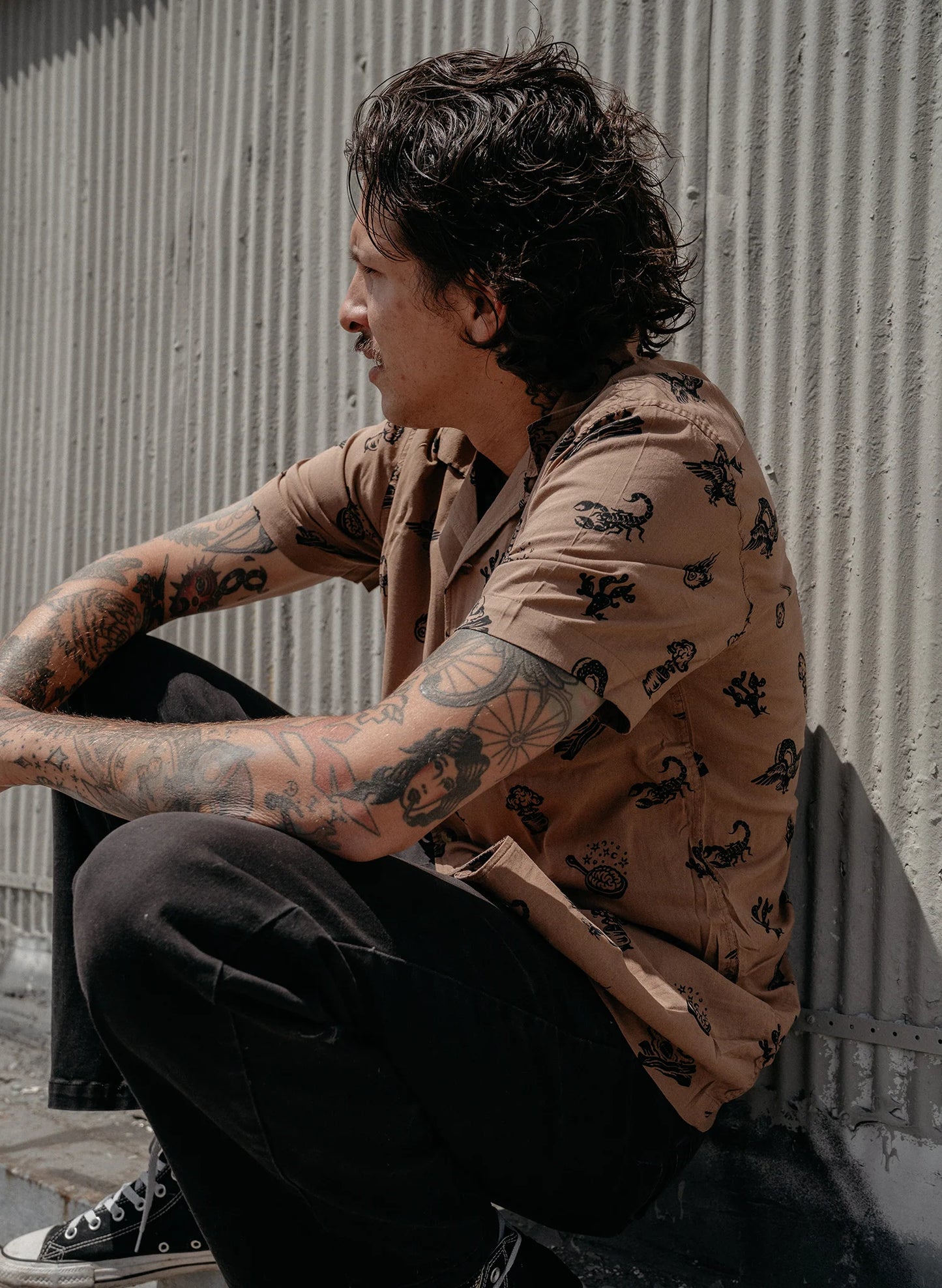 Brain Fried Button Up