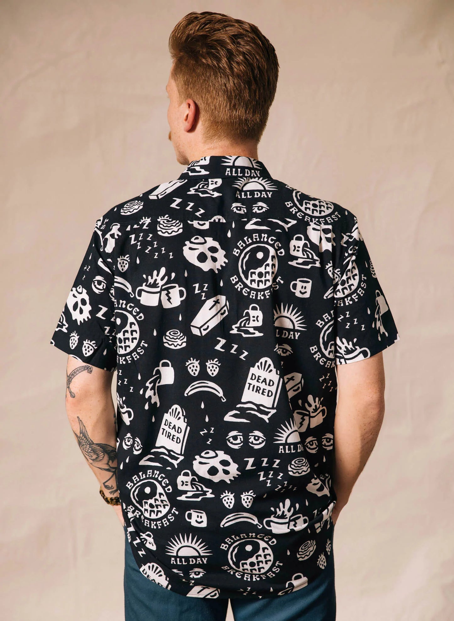 Dead Tired Button Up