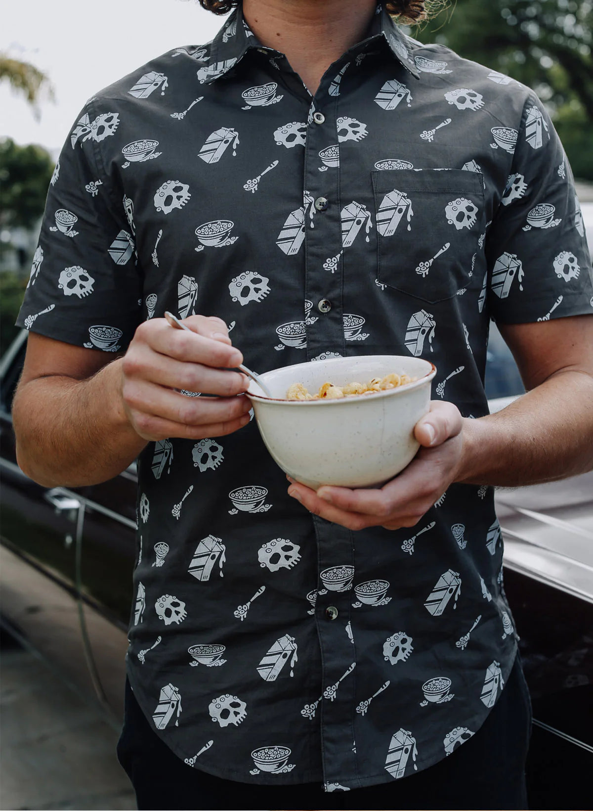 Cereal Killer Button Up