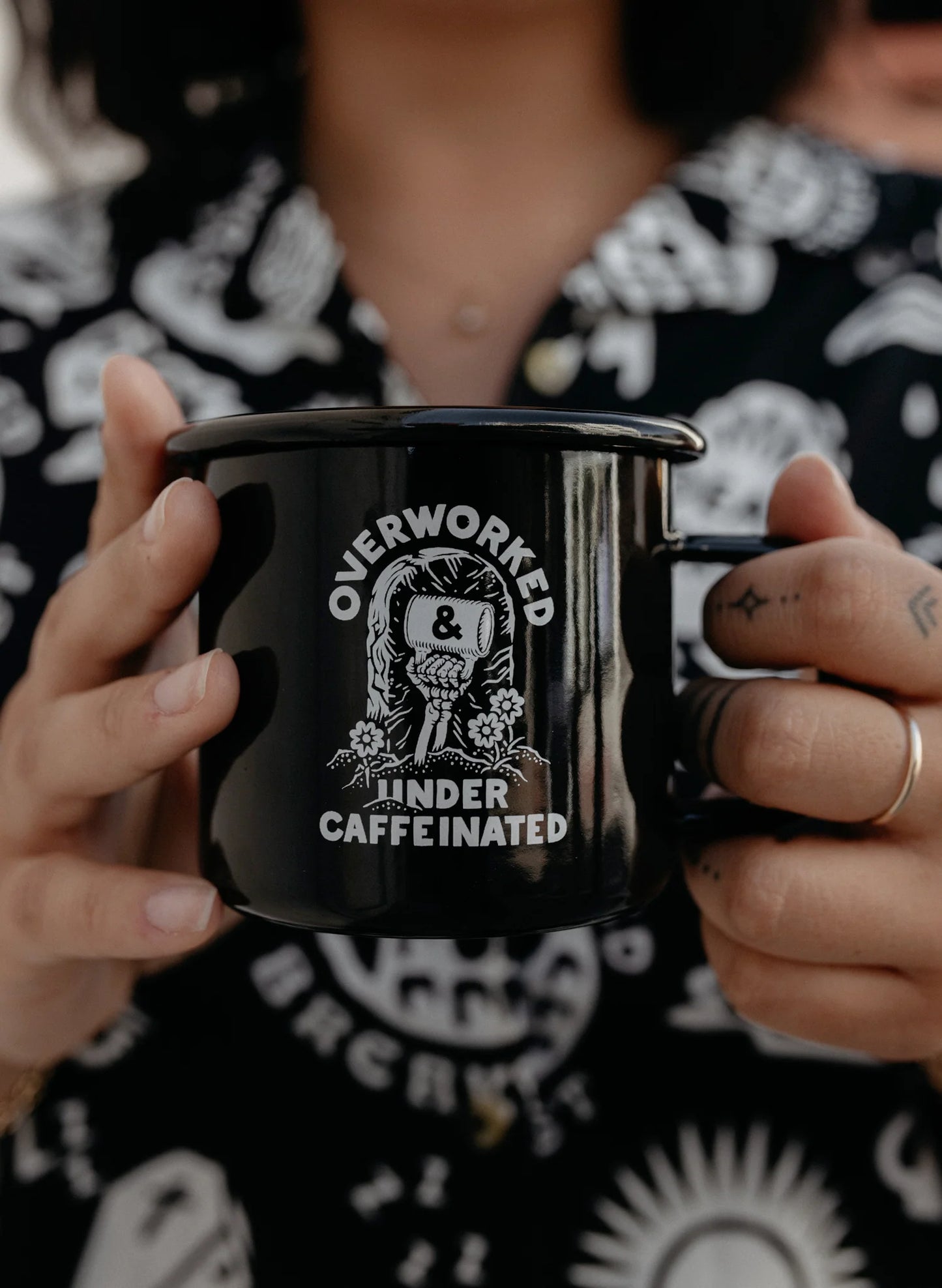 Overworked & Under Caffeinated Mug