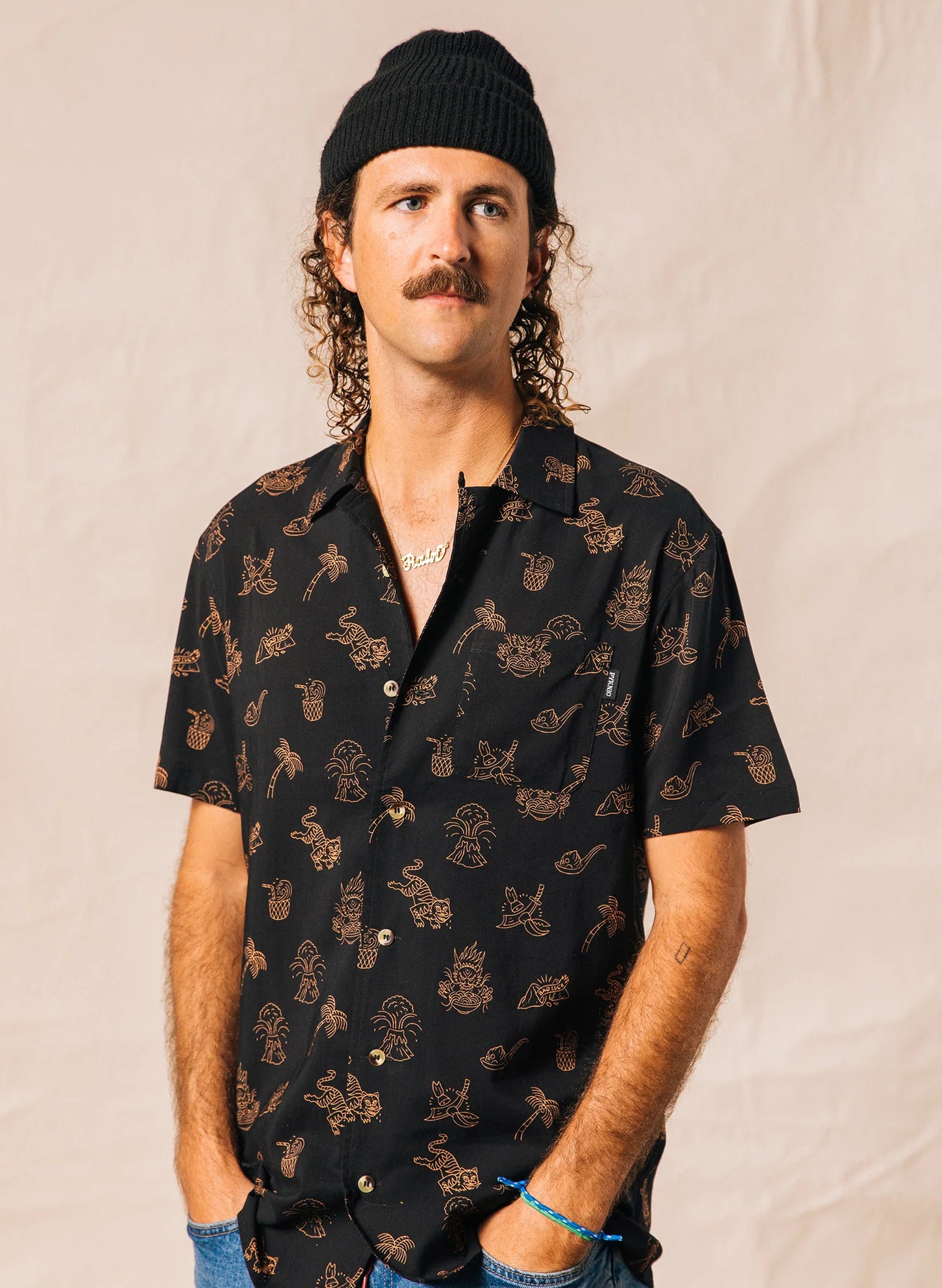 Spicy Noods Button Up