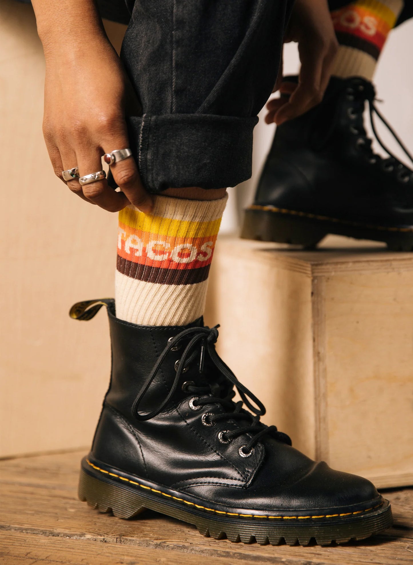 Retro Taco Socks