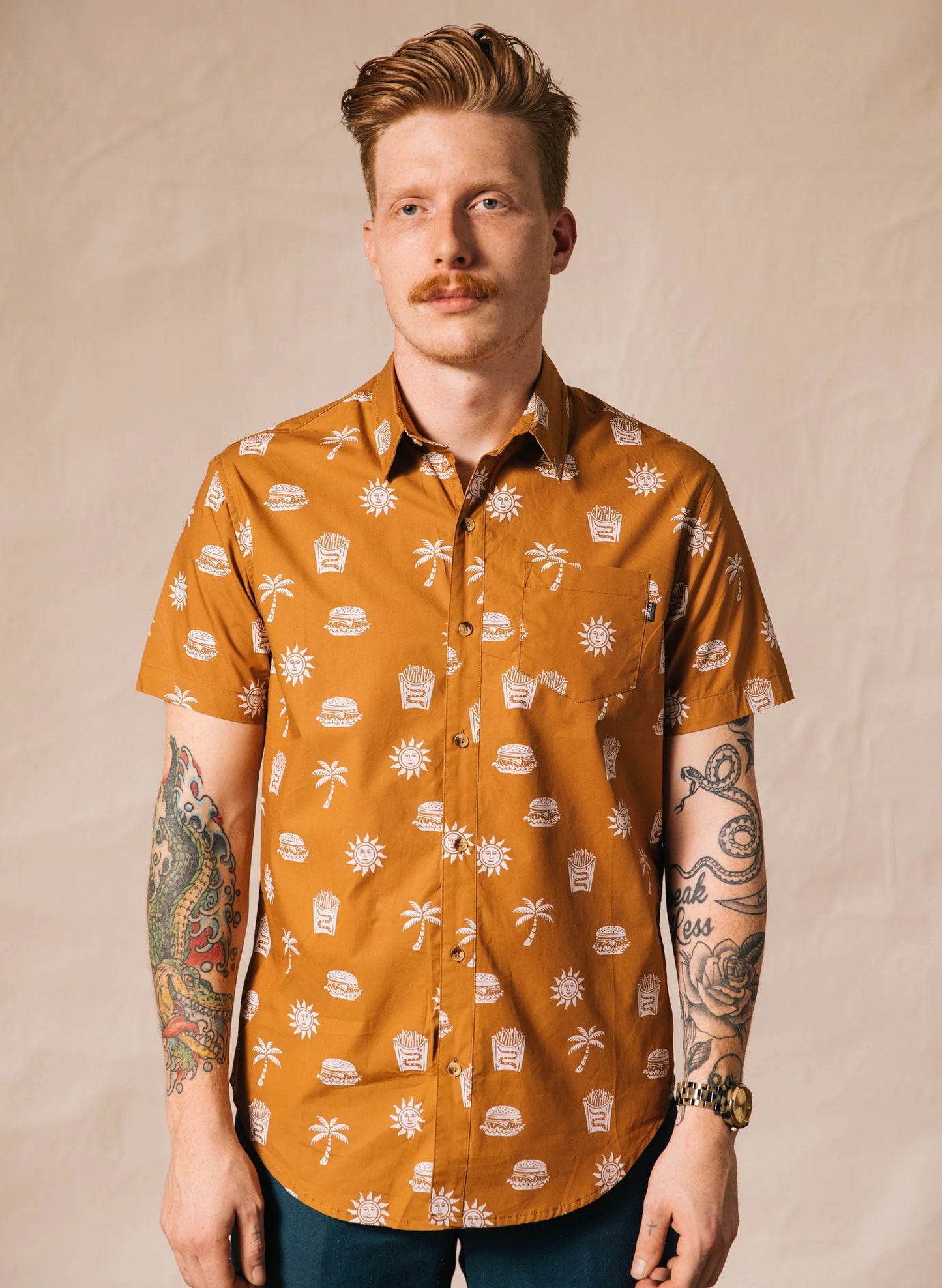 Take It Greasy Button Up