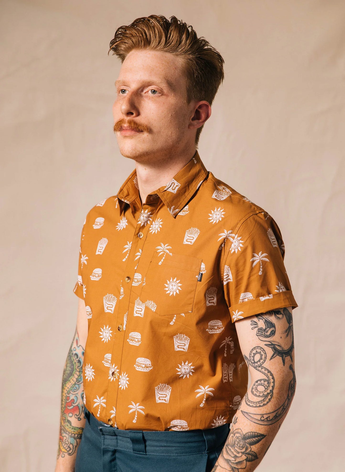 Take It Greasy Button Up