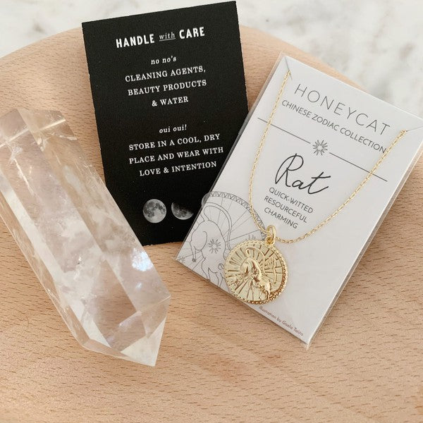 Rat - Chinese Zodiac Coin Necklace