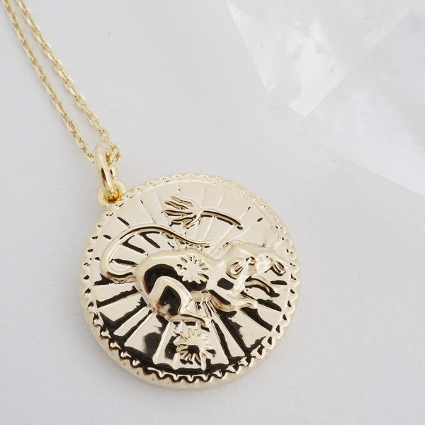 Rat - Chinese Zodiac Coin Necklace