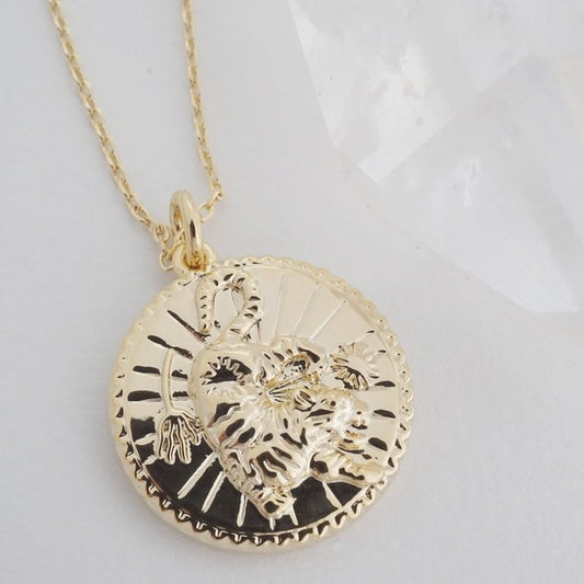 Tiger - Chinese Zodiac Coin Necklace