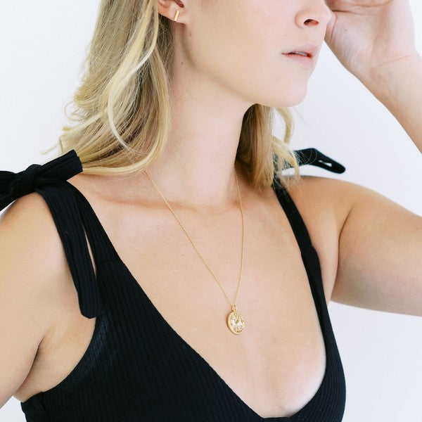 Rabbit - Chinese Zodiac Coin Necklace