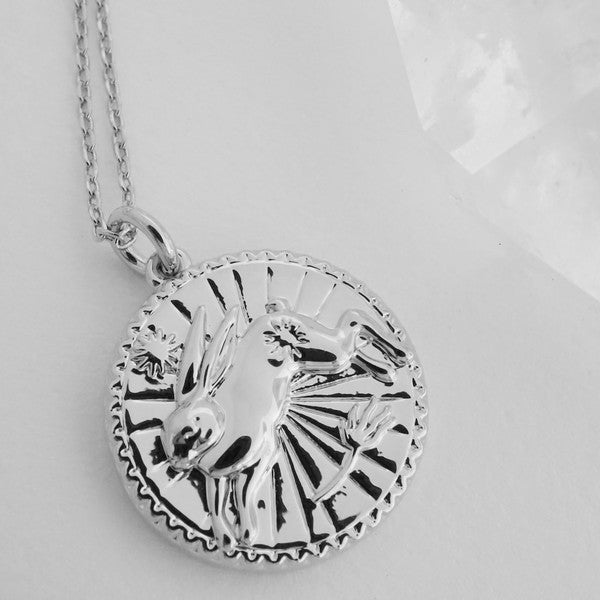 Rabbit - Chinese Zodiac Coin Necklace