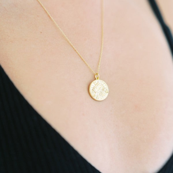 Rabbit - Chinese Zodiac Coin Necklace