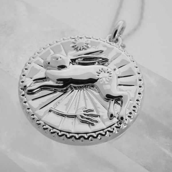 Rabbit - Chinese Zodiac Coin Necklace