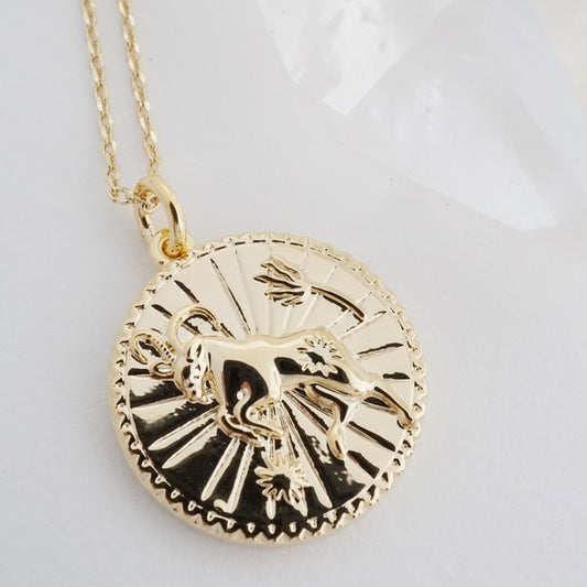 Goat - Chinese Zodiac Coin Necklace