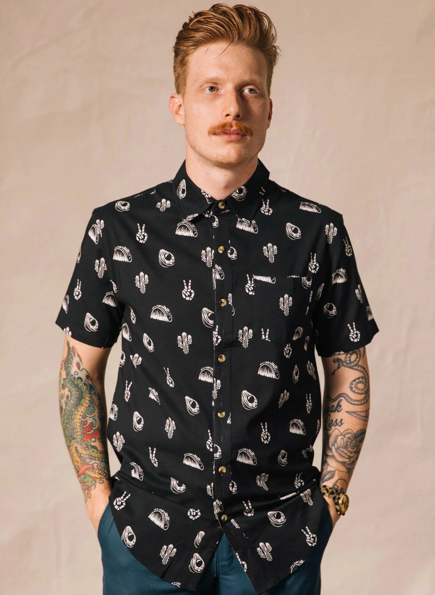 No Problemo Button Up